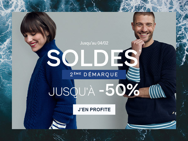 Jusqu'au 04/02 Soldes 2ème démarque jusqu'à -50%