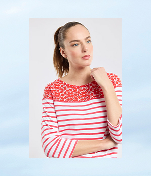 Marinière fleurie - coton 79,00 €