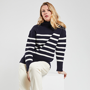 Pull col montant Deauville