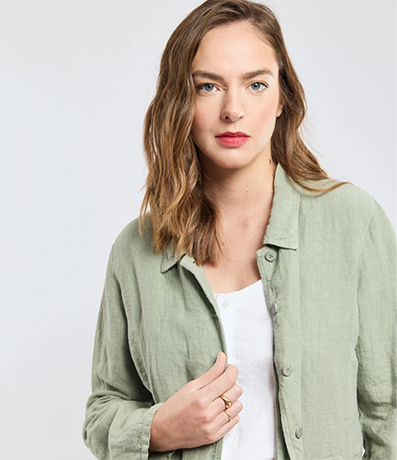Veste pêcheur légère - lin 119,00 €
