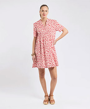 Robe courte fleurie - coton 119,00 €