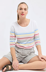 Marinière 10 couleurs - coton léger 59,00 €
