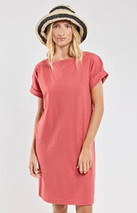 Robe col bateau - coton 85,00 €