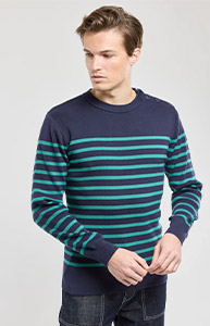  Pull marin rayé "Groix" - coton 99,00 €