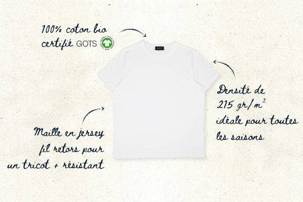 T-shirt - coton épais issu de l'agriculture biologique 39,00 €