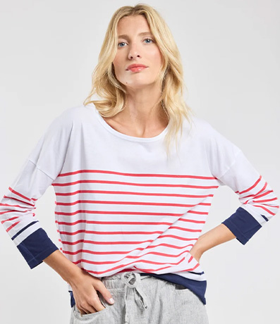 Marinière oversized - coton léger 55,00 €